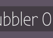 Bubbler One Font