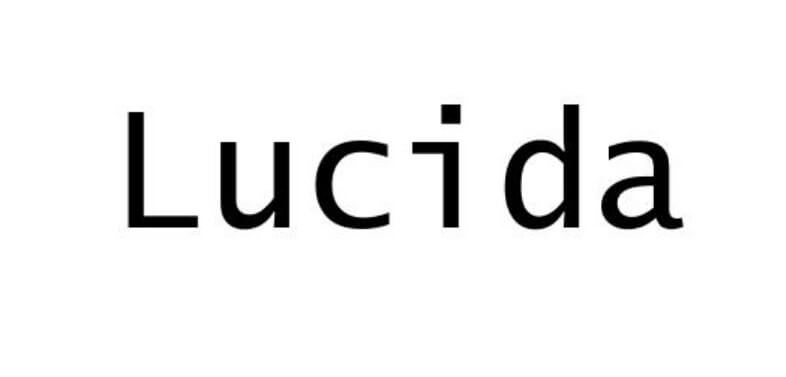 Lucida Sans Regular Font