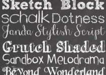 Chalkboard Font