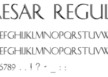 Ceasar Font Family