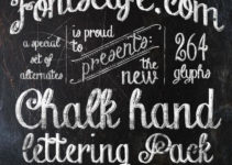 Chalk Hand Lettering Pack Font