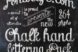 Chalk Hand Lettering Pack Font