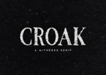 Croak Typeface Font