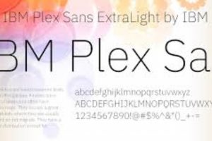 IBM Plex Corporate Typeface Font