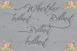Whartillax Calligraphy Font