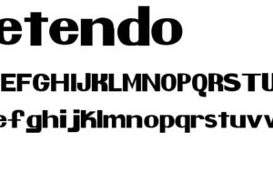 Pretendo Font