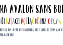 Catalina Avalon Sans W01 Bold Font