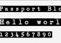 Passport Font
