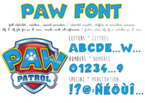 Paw Patrol Font Family