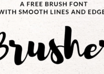 Brusher Font