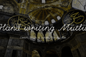 Handwriting Mutlu Font