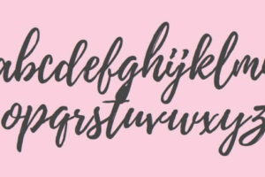 Playlist Script Font