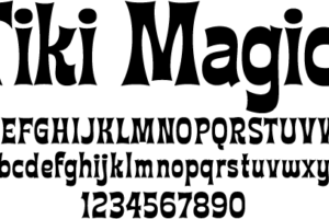 Tiki Magic Font