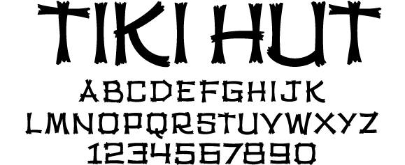 Tiki Sample Font