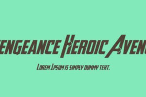 Avenger Font Family