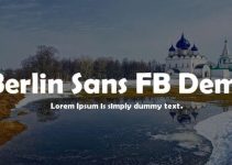 Berlin Sans FB Demi Bold Font