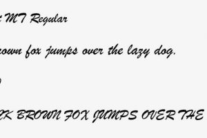 Brush Script MT Font