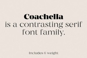 Made Coachella Font Family