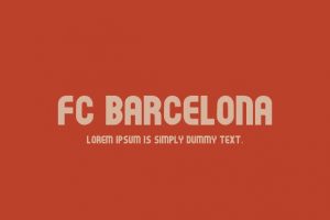FC Barcelona Font