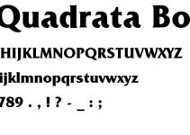 Friz Quadrata Bold Bt Font