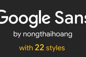Google Sans Font Family