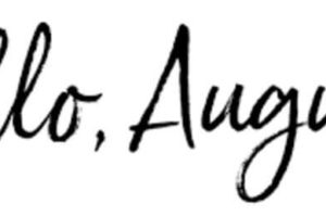 Hello August Font