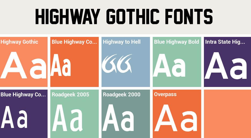 interstate bold font free download