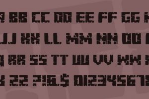 Minecraft Evenings Font
