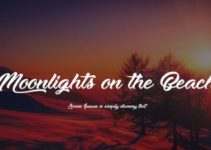 Moonlights on the Beach Font