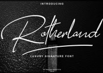 Rotherland Signature Font