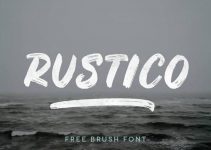 Rustico Bold Brush Font