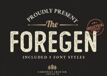 The Foregen Vintage Font