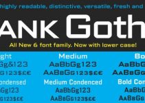 BankGothic Regular Font