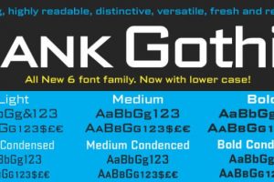 BankGothic Regular Font
