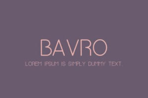 Bavro Font