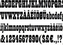 Playbill Font Playbill Font