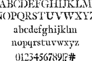 Stamp Font