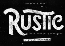 The Rustic Typeface