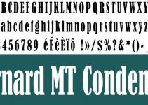 Bernard Mt Condensed Font