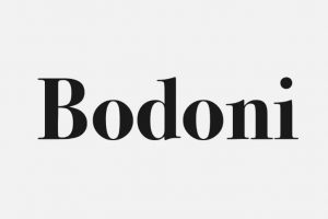 Bodoni Font Family