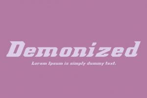 Demonized Font
