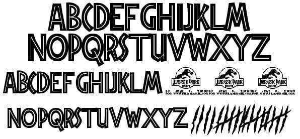 Jurassic Park Font Free Download