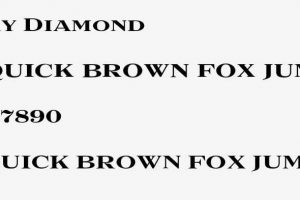 Luxury Diamond Font