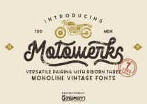 Motowerks Vintage Script Font