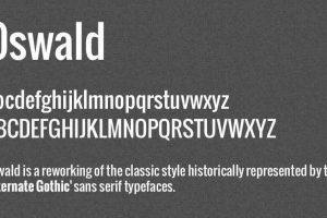 Oswald Font