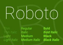 Roboto Font Family