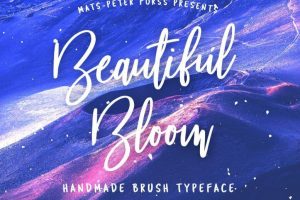 Beautiful Bloom Typeface Font