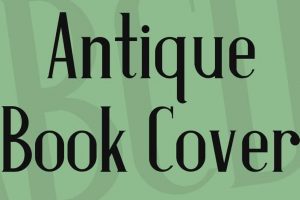 Antique Book Cover Font