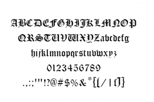 Cloister Black Font