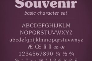 ITC Souvenir Font